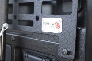 Toyota Tacoma Molle Panel - Driver Side - Fishbone Offroad - Short Bed - Black - `16-`27